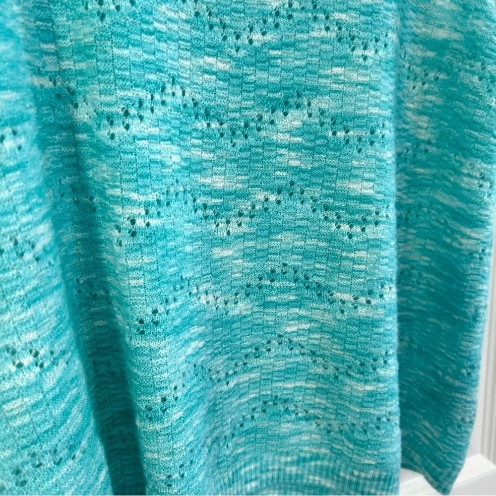 Torrid Women's Sweater Knit Swing Teal V-Neck Sleeveless Cami Tank Top Size 0 - Picture 5 of 10